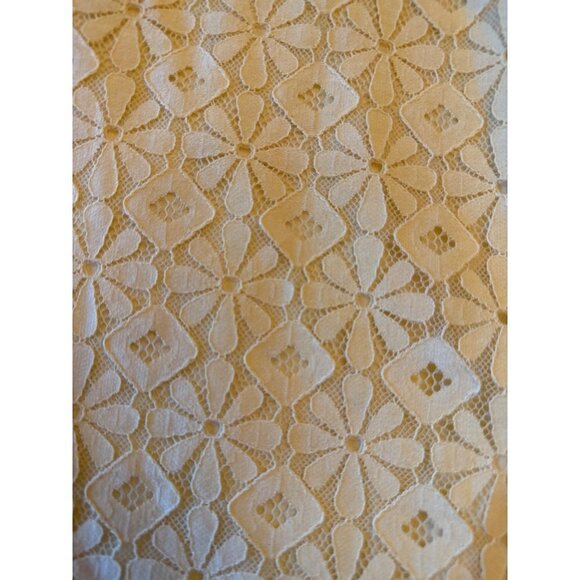 NWT Children's Place Floral Yellow Lace Overlay Short Sleeve Dress Size 16 - Picture 2 of 8